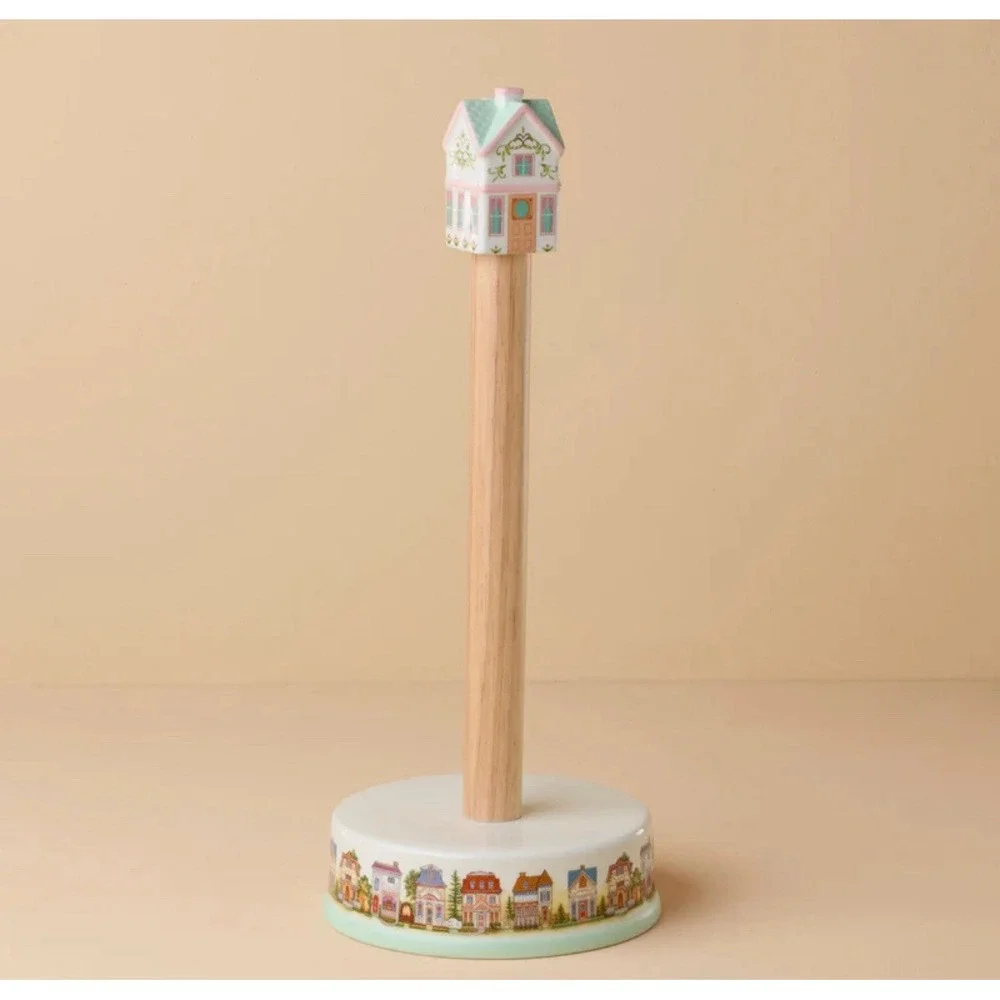 Lenox Spice Village Paper Towel Holder - NEW w/ Original Box